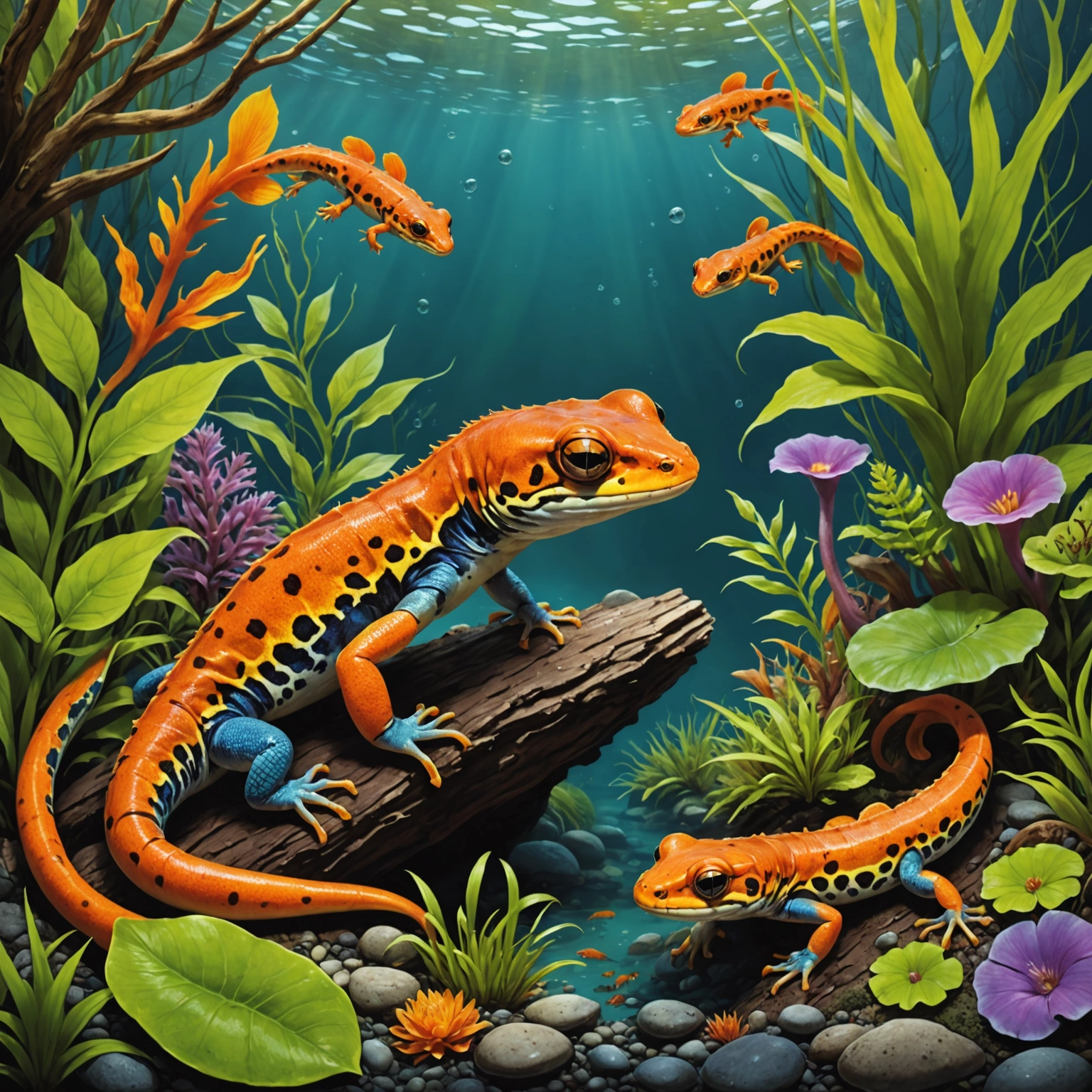 Удивительный мир тритонов: дыхание жабры и особенности их жизни