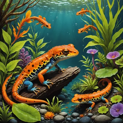 Удивительный мир тритонов: дыхание жабры и особенности их жизни